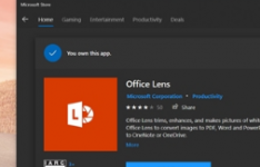 本周初微软从微软商店中删除了Office Lens