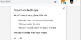 谷歌浏览器扩展允许用户报告可疑网站